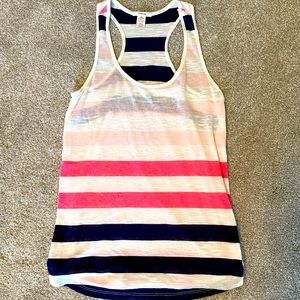 Racerback Pink Striped Tank